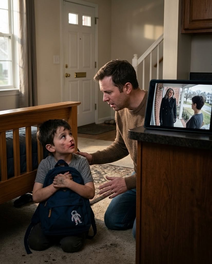 MY SON BEGGED ME NOT TO LEAVE HIM AT HIS GRANDMOTHER’S HOUSE—THEN HE WHISPERED, “DADDY… SHE LOCKS THE DOOR.”