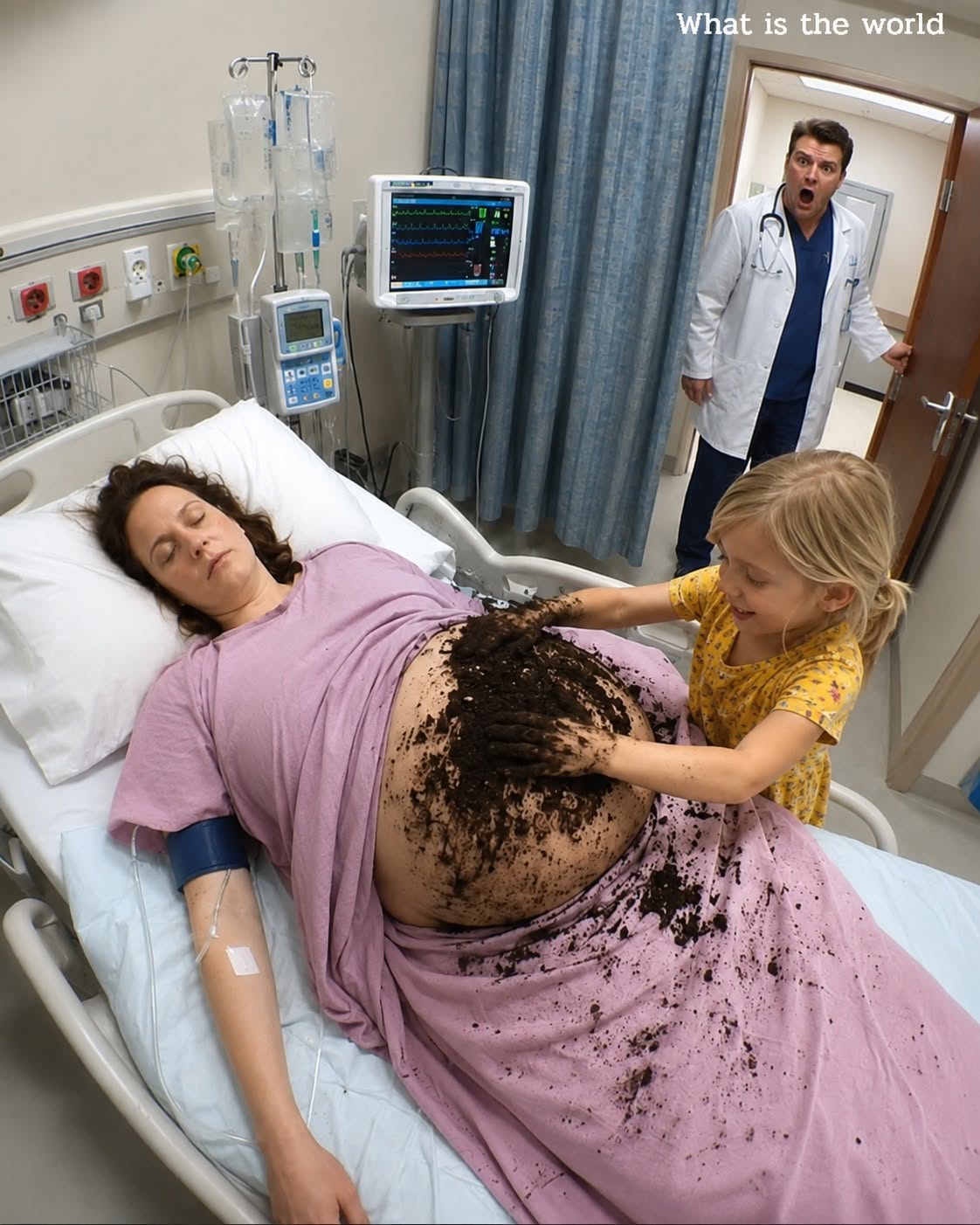 SHE WAS PREGNANT AND TRAPPED IN A COMA FOR 8 MONTHS—THEN A LITTLE GIRL PLACED SOIL ON HER BELLY