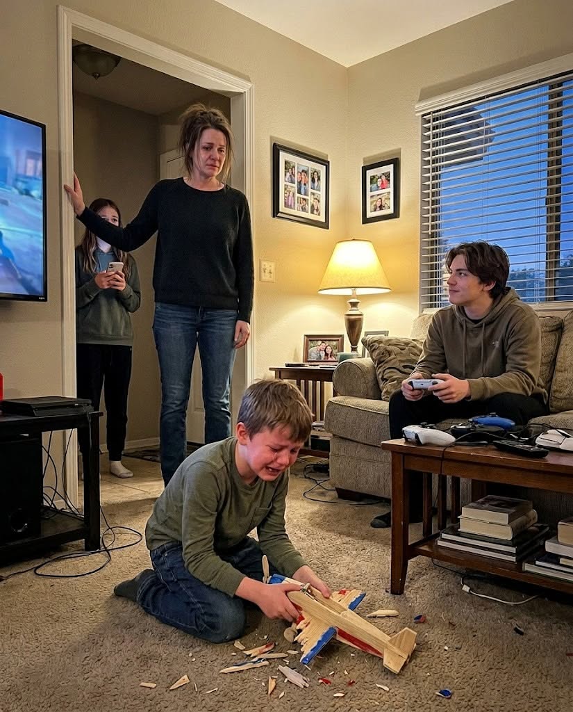 MY STEPSON DESTROYED MY SON’S HANDMADE AIRPLANE AND SAID, “YOU’RE NOT MY REAL MOM”—SO I STOPPED PAYING FOR EVERYTHING