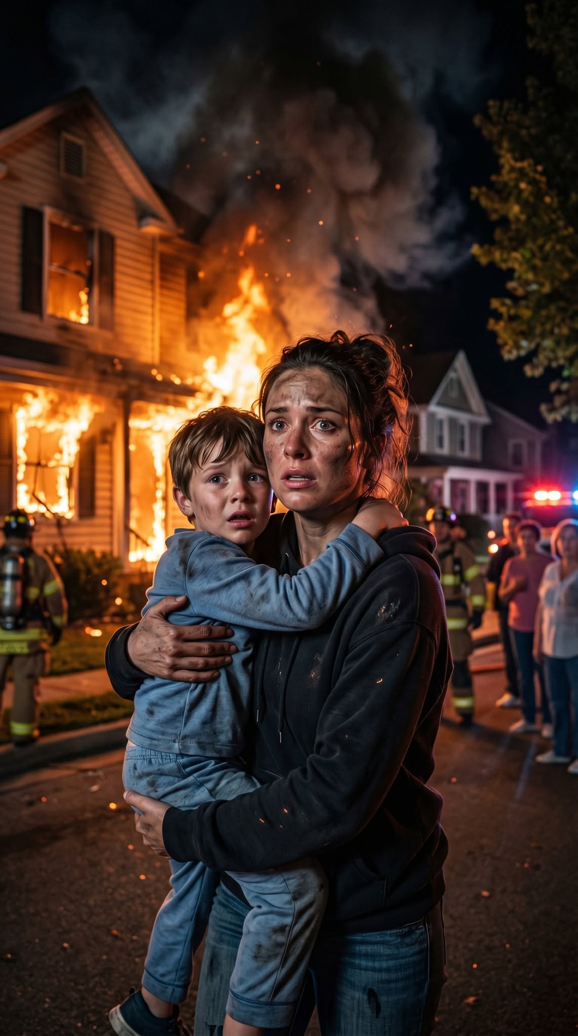 I RAN INTO A BURNING HOUSE TO SAVE A PARALYZED BOY—THEN HE WHISPERED, “MY MOTHER SAID YOU WOULD COME”