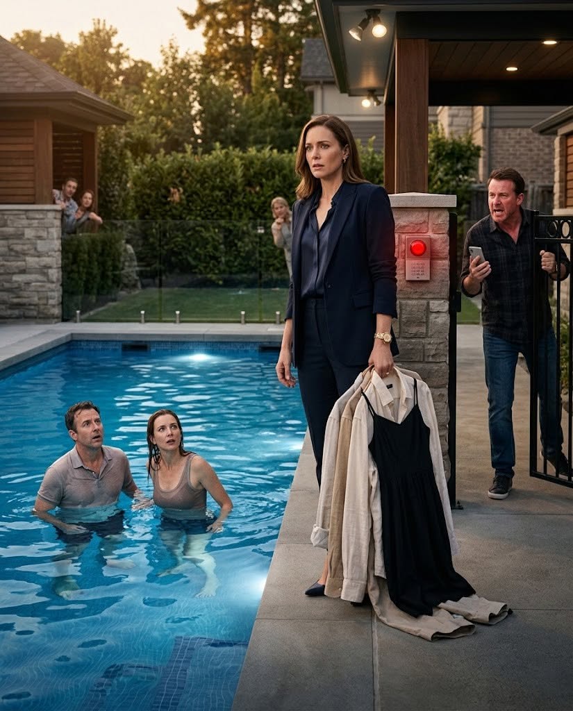 I CAUGHT MY HUSBAND IN OUR $18,000 POOL WITH THE MARRIED NEIGHBOR—THEN SHE SAID SOMETHING THAT MADE ME STOP COLD