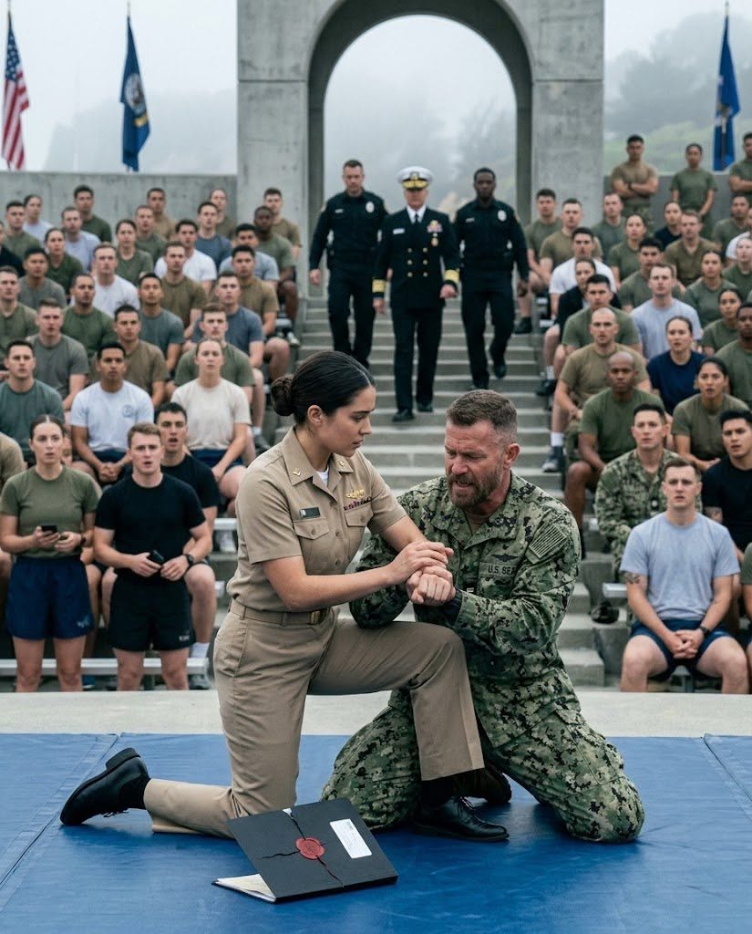 MASTER CHIEF BENNETT CROSS RAISED HIS HAND TO STRIKE ME IN FRONT OF 280 NAVY SEALS—THEN LAUGHED, “LET’S SEE WHAT YOUR PAPERWORK DOES NOW”