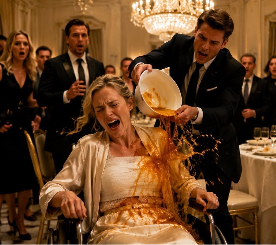 MY STEPBROTHER POURED BOILING SOUP OVER MY SURGICAL WOUND AND CALLED ME PENNILESS—THEN I PUT A TITANIUM BLACK CARD ON THE TABLE
