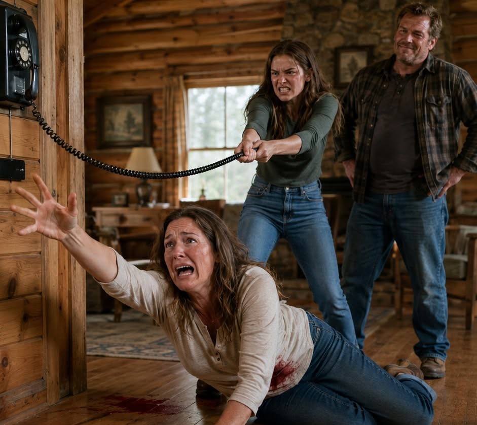 MY DAUGHTER LEFT ME BLEEDING IN A CABIN—BUT THE “HATRED” IN HER EYES WAS ACTUALLY A WARNING
