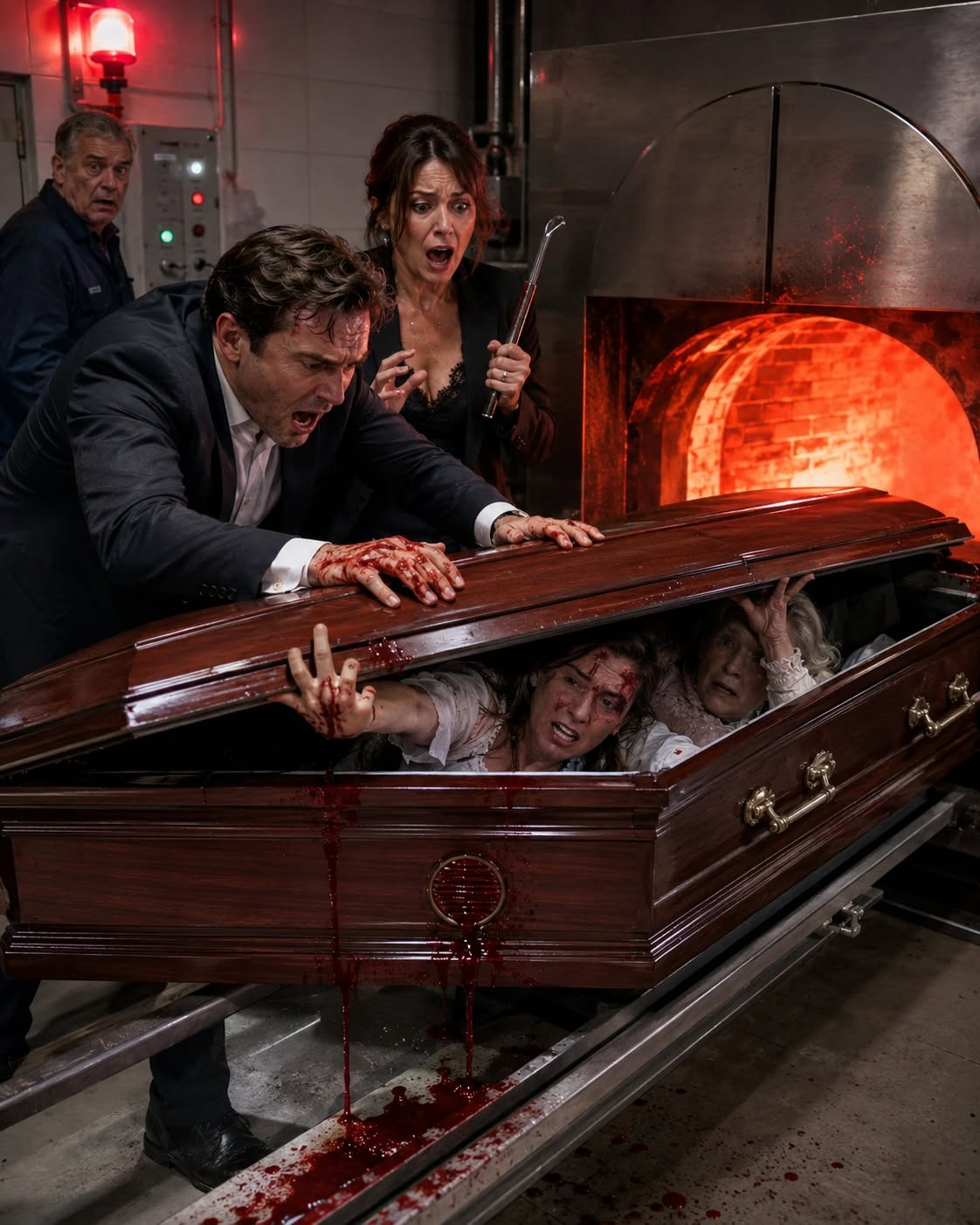 MY HUSBAND AND HIS MISTRESS LEFT ME FOR DEAD INSIDE MY MOTHER’S COFFIN—THEN SOMEONE KNOCKED FROM INSIDE