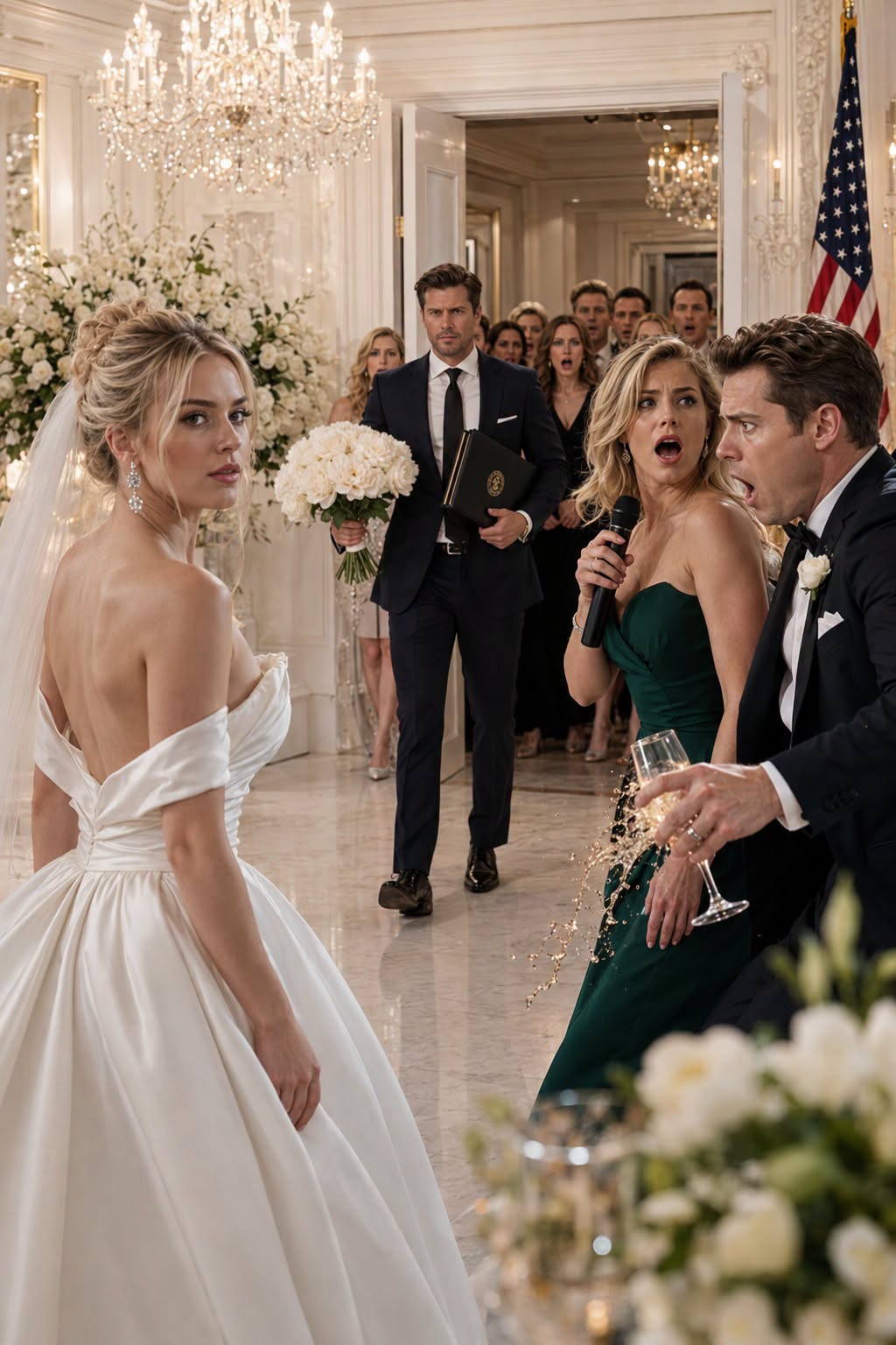MY SISTER STOLE MY FIANCÉ AND MOCKED ME AT HER WEDDING—THEN MY REAL HUSBAND WALKED IN AND HER SMILE DIED