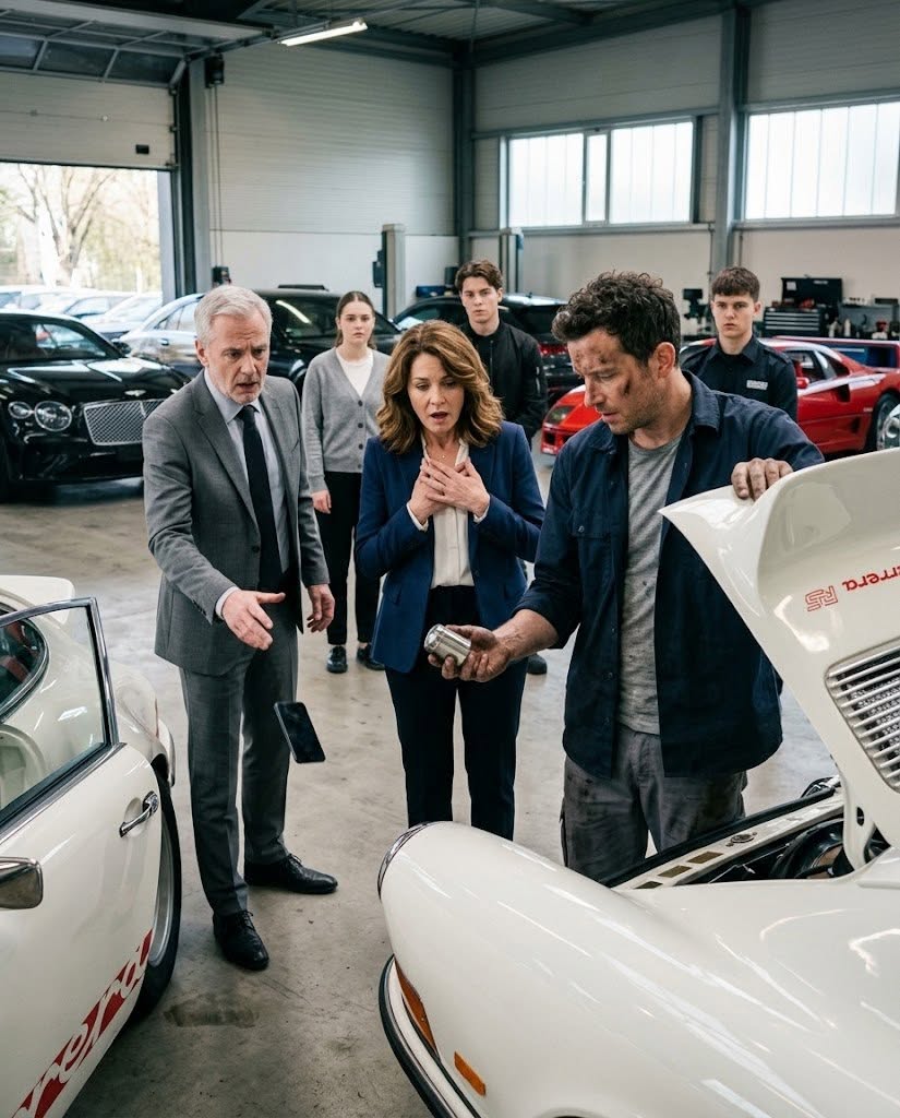 A Billionaire Heiress Mocked Me, “Fix My Dad’s Porsche and I’ll Marry You”—Then I Found What He Hid Inside
