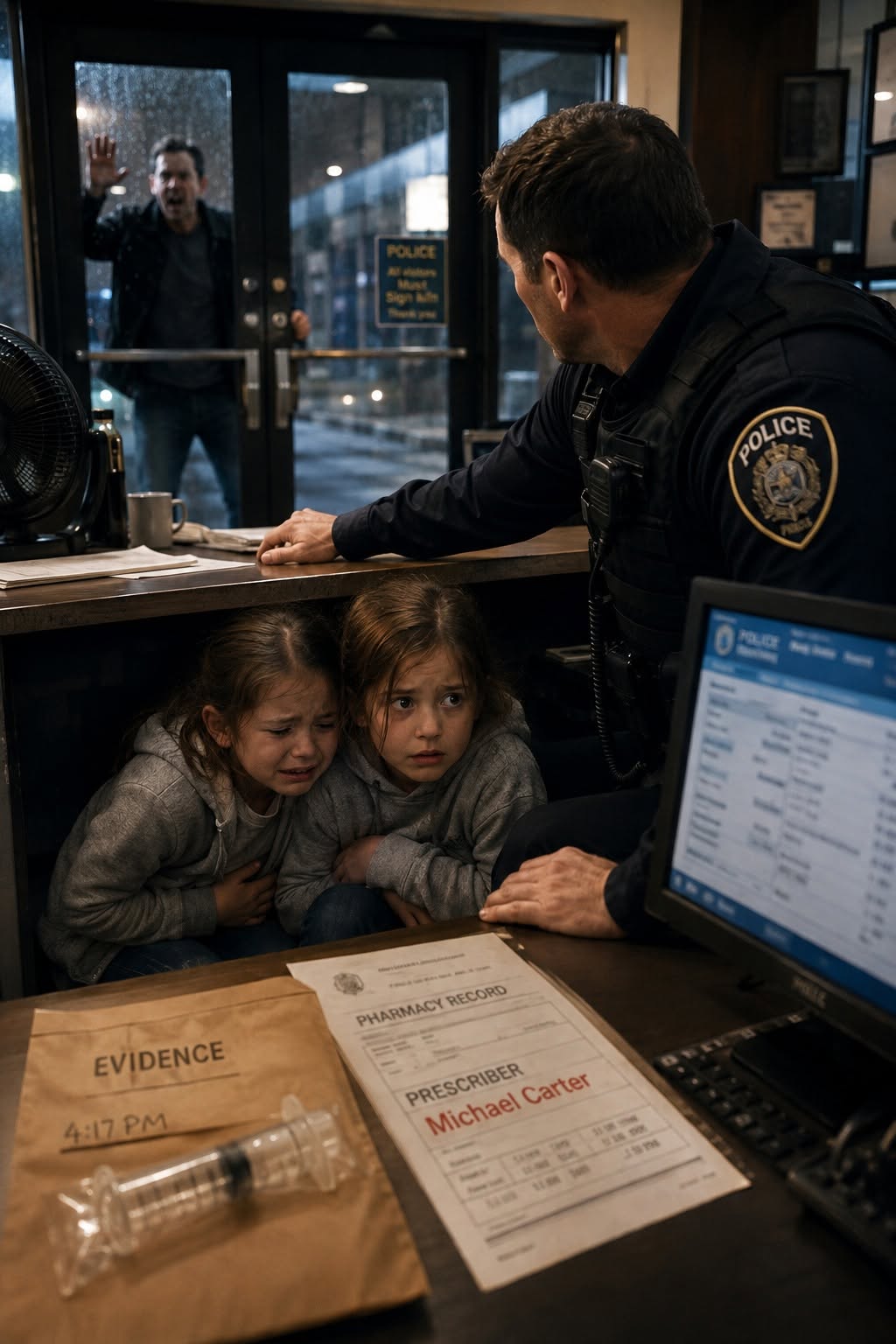 MY 7-YEAR-OLD DAUGHTER RAN TO THE POLICE AND CRIED, “DADDY FORCED MY SISTER TO SWALLOW IT!”