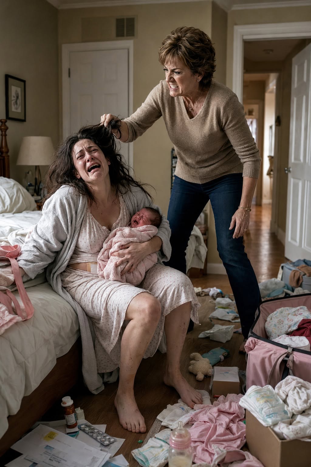 MY MOTHER DRAGGED ME OUT OF BED ONE DAY AFTER MY C-SECTION—BECAUSE MY SISTER WANTED MY ROOM