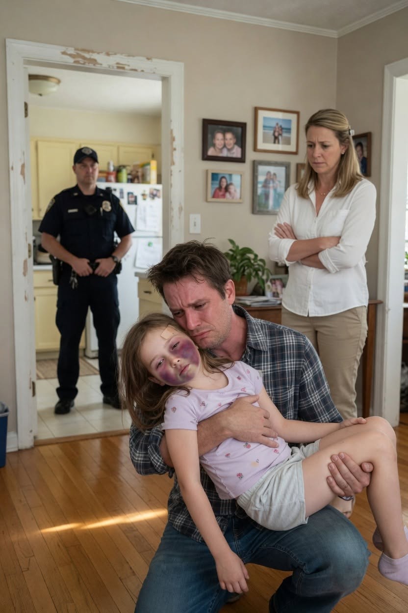 I called 911 after finding my 8-year-old daughter unconscious—the paramedics saw my wife and said, "Keep that woman away from the child."