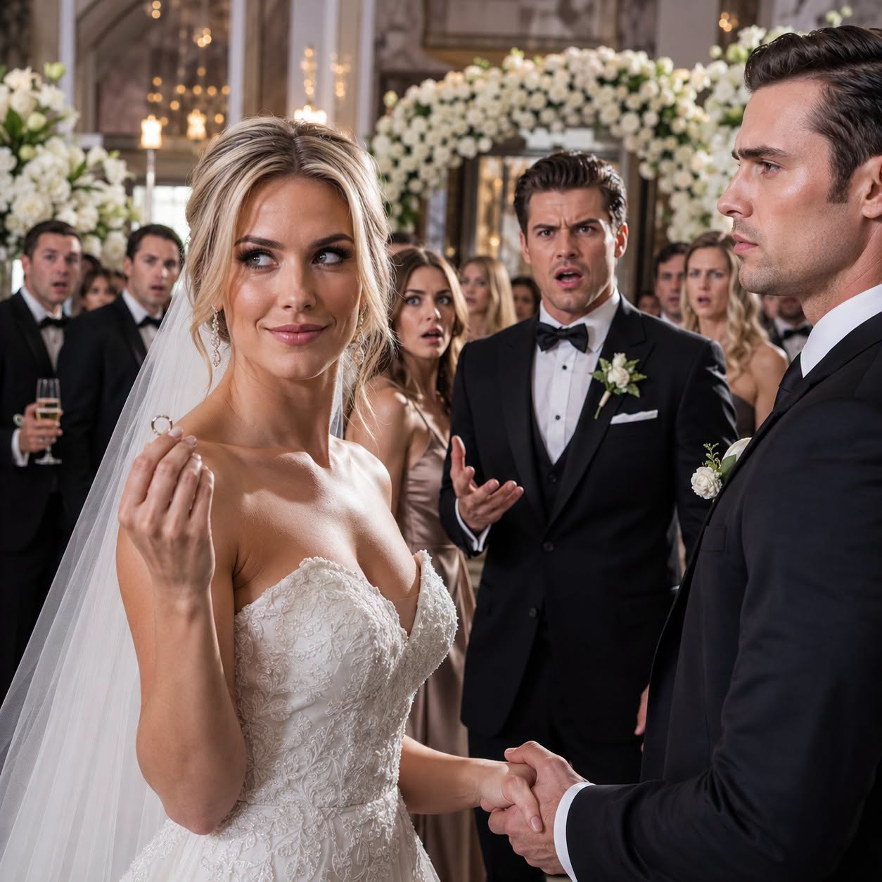 “I SHOULD HAVE CHOSEN NATALIA!” my fiancé screamed after stabbing me—and a few weeks later, I walked into the wedding and gave them a surprise.