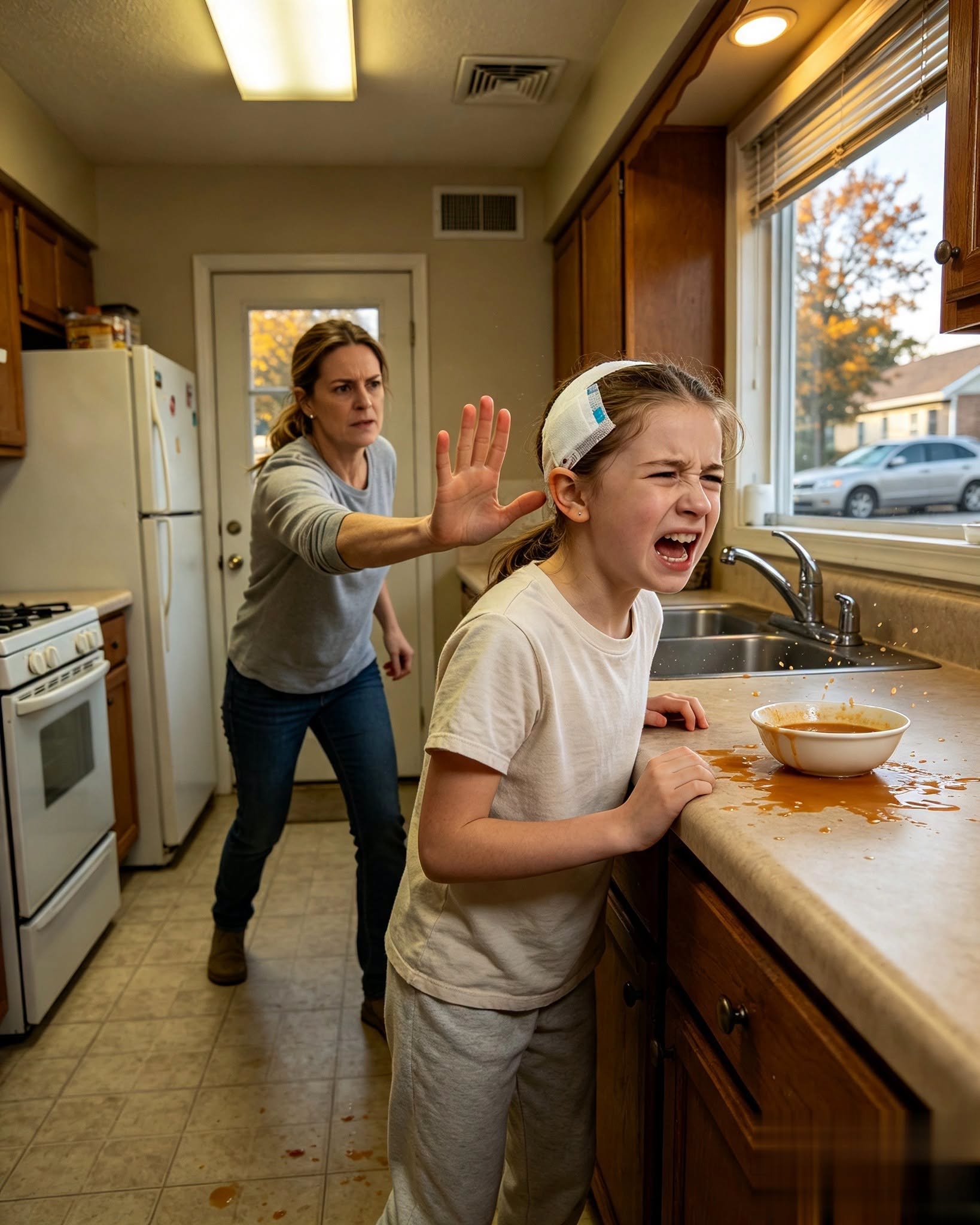 MY STEPMOTHER HIT MY SURGERY WOUND AND DRAGGED ME BY THE HAIR—DAD CAUGHT HER, THREW HER OUT, AND THEN SHE MADE ONE TERRIFYING PROMISE.