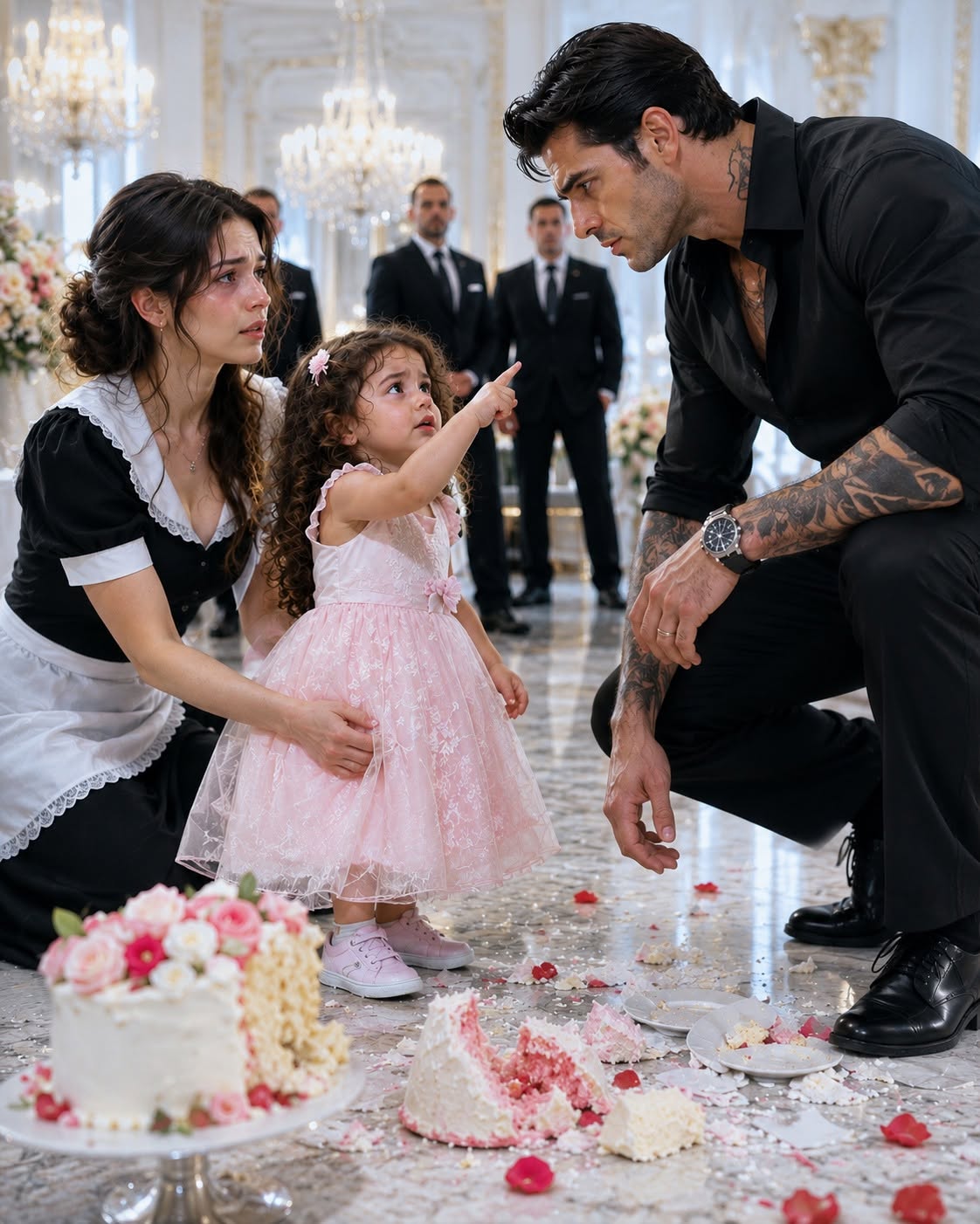 MY 2-YEAR-OLD DAUGHTER DESTROYED A MAFIA BOSS’S SON’S BIRTHDAY CAKE—THEN SHE SCREAMED, “DON’T EAT IT!”