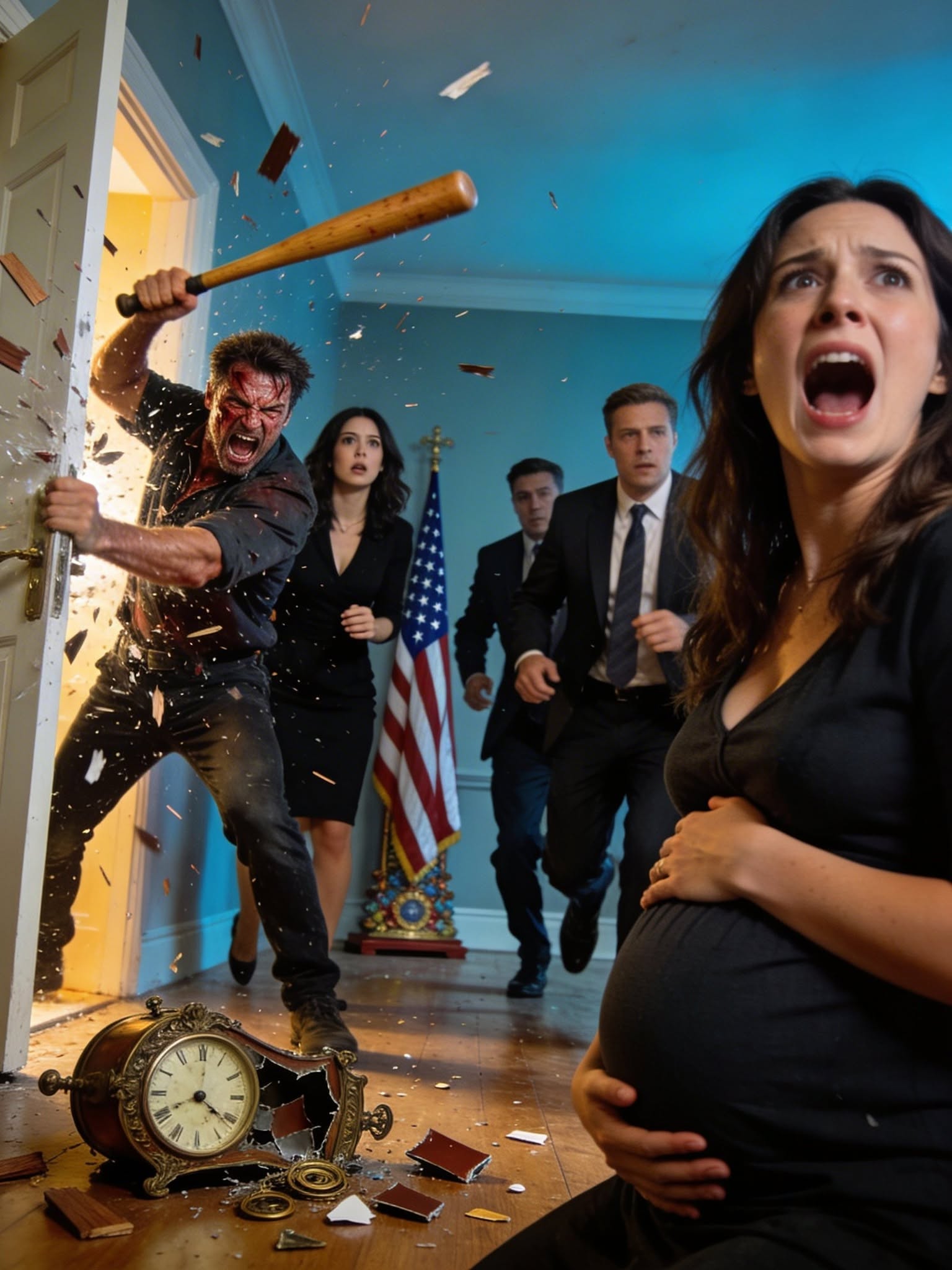 MY HUSBAND TRIED TO FORCE HIS 7-MONTH-PREGNANT WIFE TO SIGN OVER HER MANSION—THEN HER THREE BROTHERS WALKED IN.