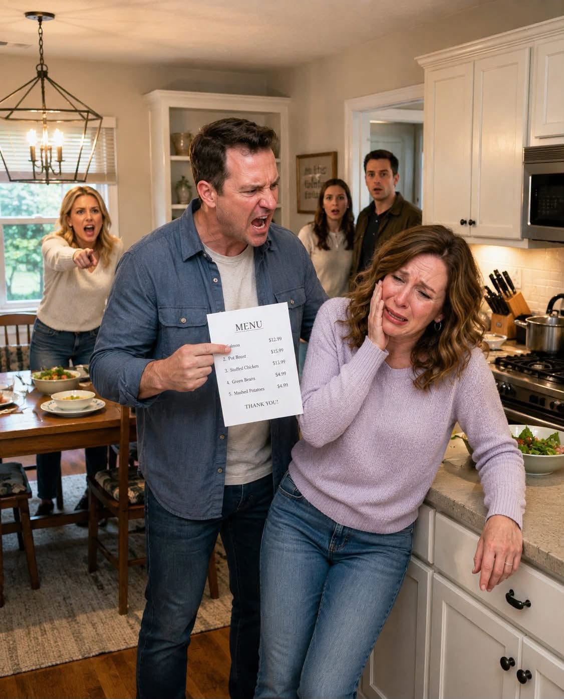 My husband demanded that I cook 20 dishes for his mother's birthday; when I said I couldn't, he slapped me.
