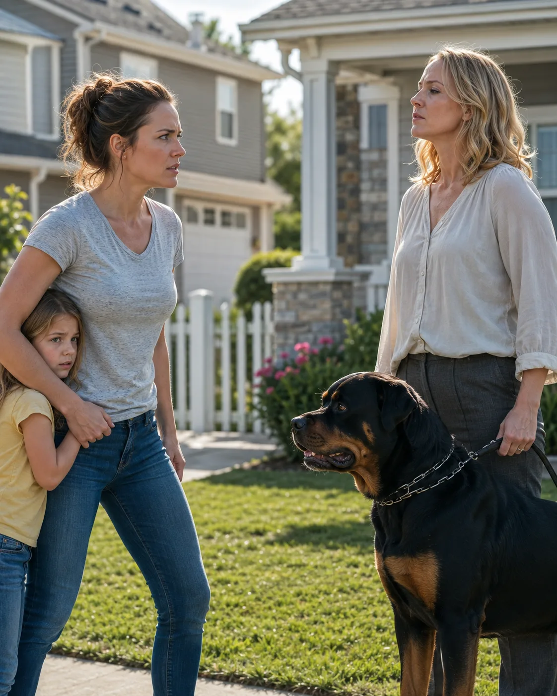 MY NEIGHBOR’S DOG BIT MY 8-YEAR-OLD DAUGHTER—THEN SHE BLAMED MY CHILD FOR IT.