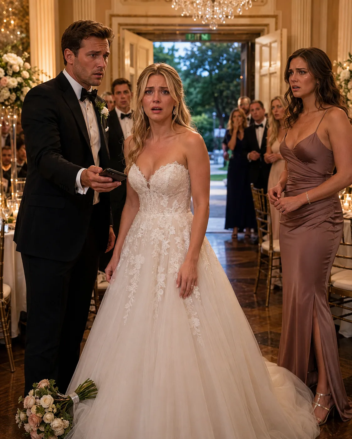 MY HUSBAND’S EX SLAPPED ME AT OUR WEDDING AND CALLED ME A HOMEWRECKER—THEN THE BEST MAN TOLD ME THE GROOM HAD RUN AWAY.