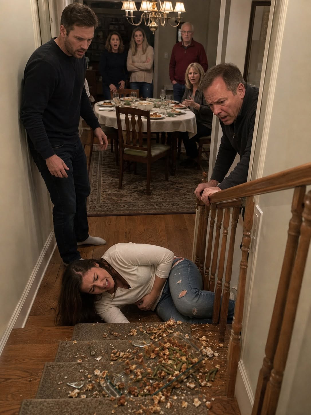 MY BROTHER-IN-LAW SHOVED ME DOWN THE BASEMENT STAIRS — THEN A HOSPITAL CT SHOWED AN OLD BRAIN INJURY THAT UNLOCKED THE NIGHT MY HUSBAND STOLE FOUR YEARS OF MY MEMORY AND MILLIONS FROM MY FAMILY TRUST