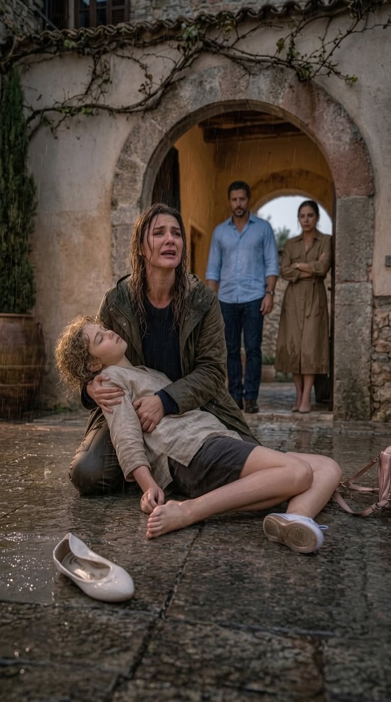 I FOUND MY FIFTEEN-YEAR-OLD DAUGHTER UNCONSCIOUS IN THE RAIN OUTSIDE HER FATHER’S HOUSE — THEN SHE POINTED AT HER STEPMOTHER AND WHISPERED, “SHE LOCKED ME OUT”