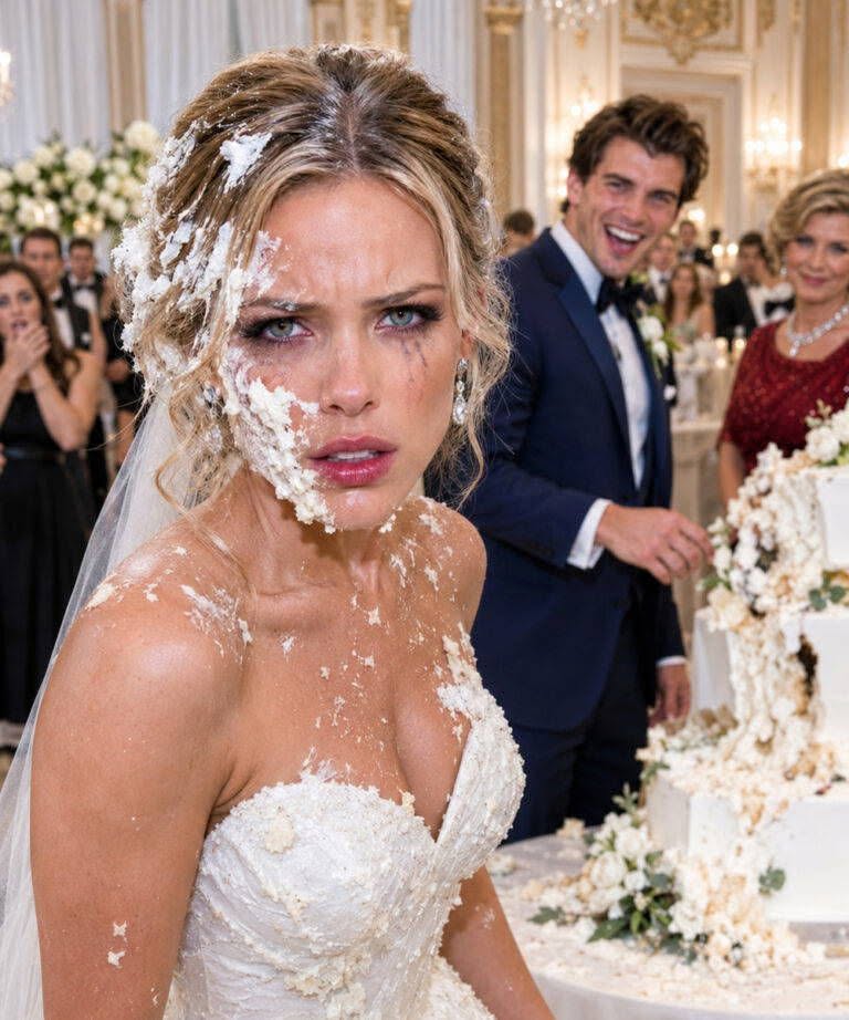 MY GROOM SHOVED MY FACE INTO OUR WEDDING CAKE IN FRONT OF TWO HUNDRED GUESTS — THEN I SHOWED HIM THE PRENUP AND THE RECORDING HE NEVER KNEW I HAD