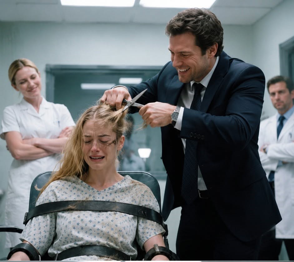 MY HUSBAND SEDATED ME, CUT OFF MY HAIR, AND PUSHED ME TOWARD A CREMATION CHAMBER — THEN THE OUTSIDE PSYCHIATRIST WHO KNEW I WASN’T A PATIENT STARTED BREAKING DOWN THE DOOR