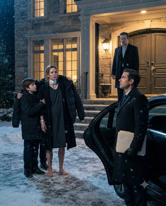 MY HUSBAND DROVE ME AND MY TWIN SONS OUT INTO THE SNOW DAYS AFTER THYROID SURGERY — THEN MY LAWYER HANDED ME THE DEED TO THE MANSION HE NEVER OWNED