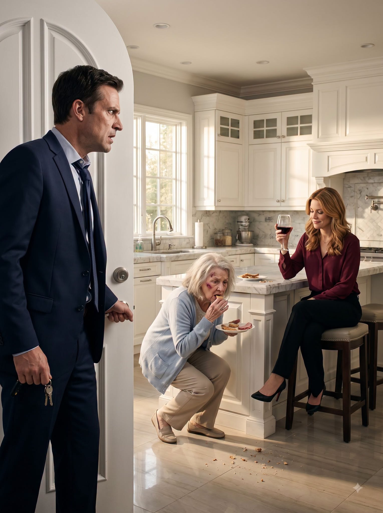 MY WIFE KICKED MY SEVENTY-YEAR-OLD MOTHER IN OUR KITCHEN BECAUSE SHE REFUSED TO SIGN A PRODUCT APPROVAL — THEN I LEARNED THE HOLIDAY LAUNCH HAD BEEN BUILT AROUND A CERTIFICATION MOM NEVER GAVE