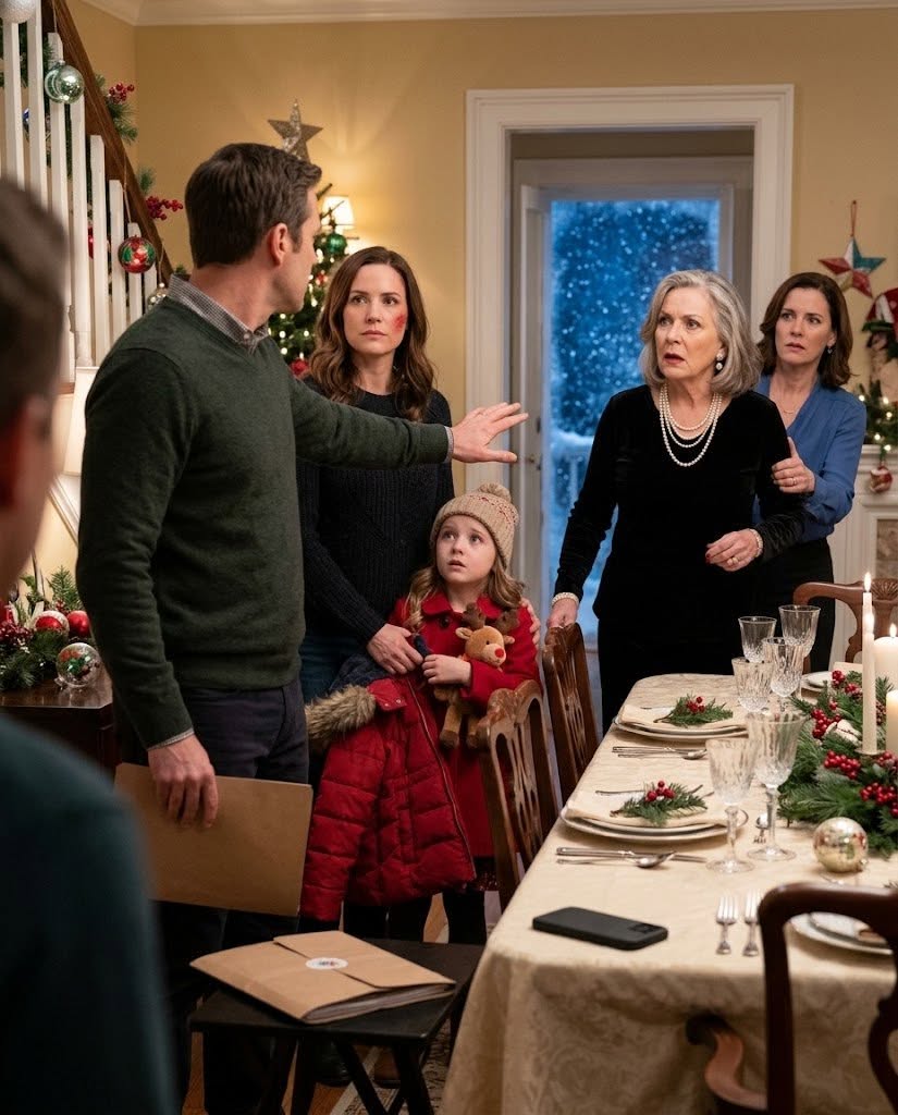 MY MOTHER-IN-LAW SLAPPED ME BESIDE THE CHRISTMAS TREE AND TOLD MY HUSBAND I WAS FUNDING A LOVER — THEN HE OPENED THE ACCOUNT SHE HAD QUIETLY DRAINED TO BUY BACK A HOUSE OUR FAMILY SOLD YEARS AGO