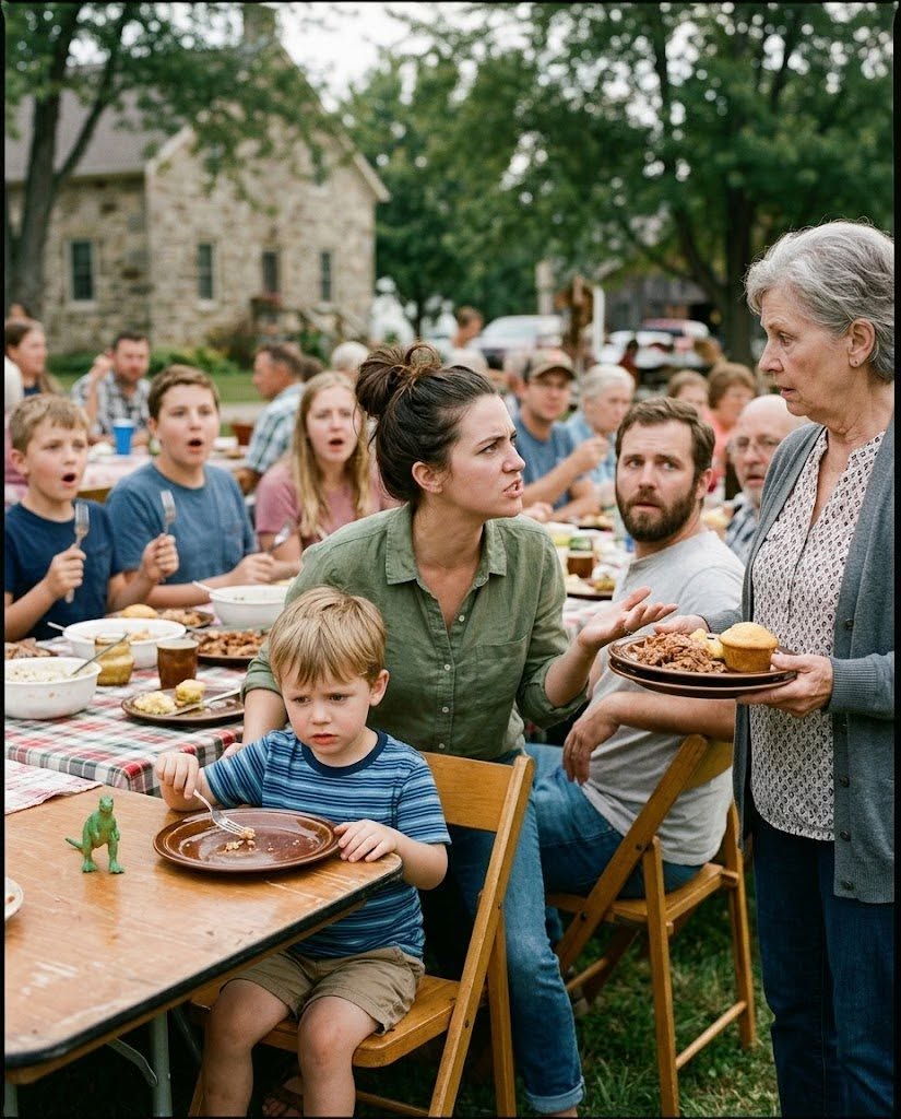 MY MOTHER THREW FOOD IN MY FOUR-YEAR-OLD SON’S FACE AND SAID “REAL FAMILY EATS FIRST” — THEN SHE PANICKED WHEN I SAID SHE’D NEVER GET ANOTHER DOLLAR FROM ME