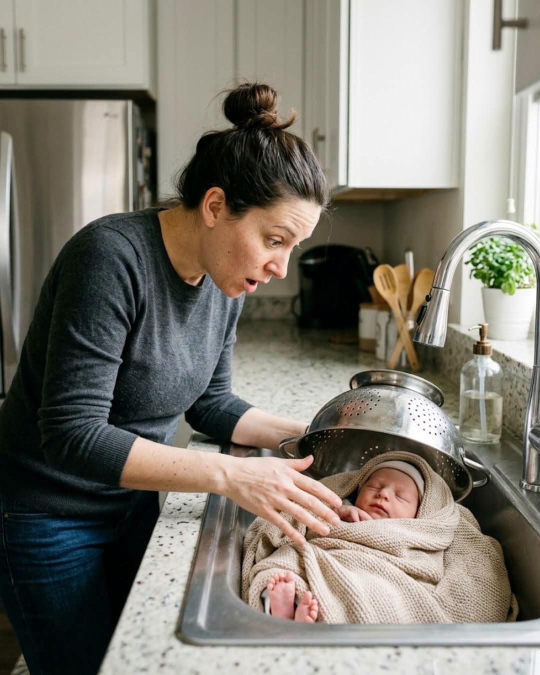 MY STEPMOTHER PUT MY NEWBORN IN A DRY SINK AND CALLED IT A LESSON — THEN I LEARNED WHY MY HUSBAND HAD FINALLY CUT OFF THE WOMAN WHO RAISED HIM