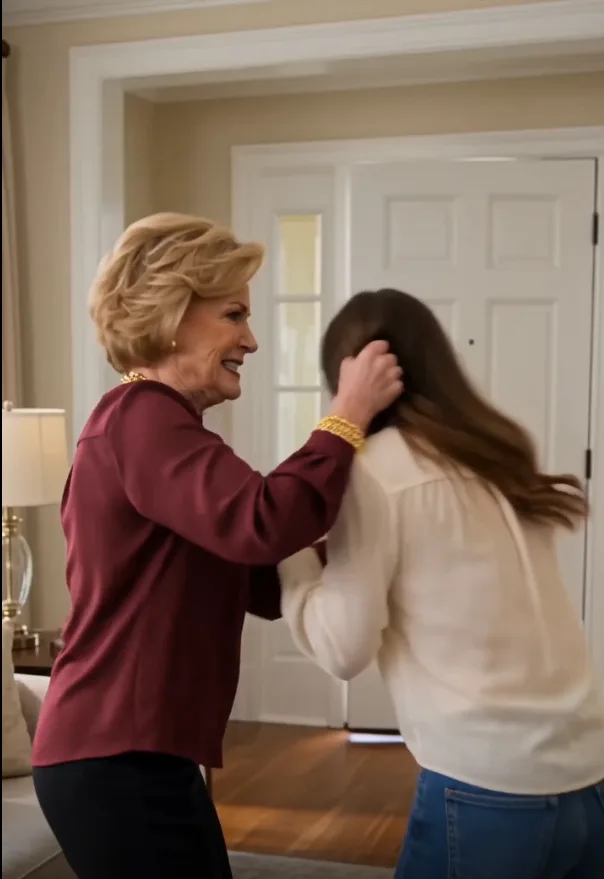 A woman I had never met grabbed me by the hair in an upscale living room, slapped me over and over, and screamed that I was a shameless homewrecker sleeping with her husband. I kept telling her she had the wrong woman, but she would not listen until my husband Daniel burst through the front door, pulled me behind him, and shouted, “Don’t touch my wife!” The woman stared at him in total confusion and demanded to know who he was. I thought the nightmare was finally becoming a simple case of mistaken identity—until Daniel looked at the family photographs on her wall and quietly told me that one of them showed the same woman who had abandoned me at birth.