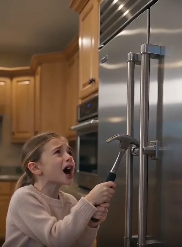 My nine-year-old daughter was screaming “Mom, I’m coming!” while smashing the lock on our farmhouse freezer with a hammer when my husband’s sister grabbed her by the sweater and dragged her away from the door. Daniel rushed in, broke the latch, and found me inside with tape over my mouth, barely conscious and seconds from collapsing. I thought Vanessa had locked me in there because of a family argument that had gone too far. Then the police found a folder hidden beneath her bed containing a copy of our deed, my forged signature, and a handwritten note that said, “If Emma disappears before Friday, the farm becomes ours.”