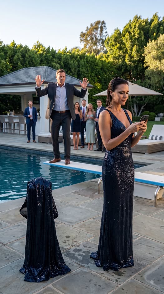 He Pushed His Wife Into the Pool for a Laugh—Fifteen Minutes Later, His Entire Luxury Life Began to Collapse