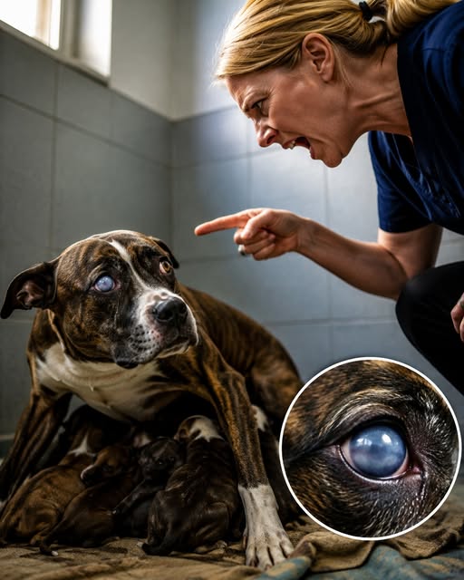 The Blind-Eyed Mother Dog Chose the Boy No One Expected