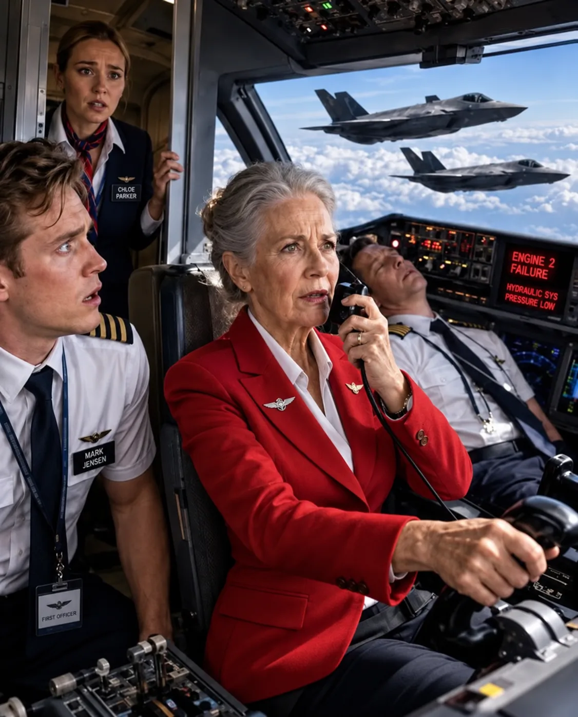 They Laughed at Her Pilot Pin—Then “Raven Six” Brought Two Fighter Jets to Her Wings