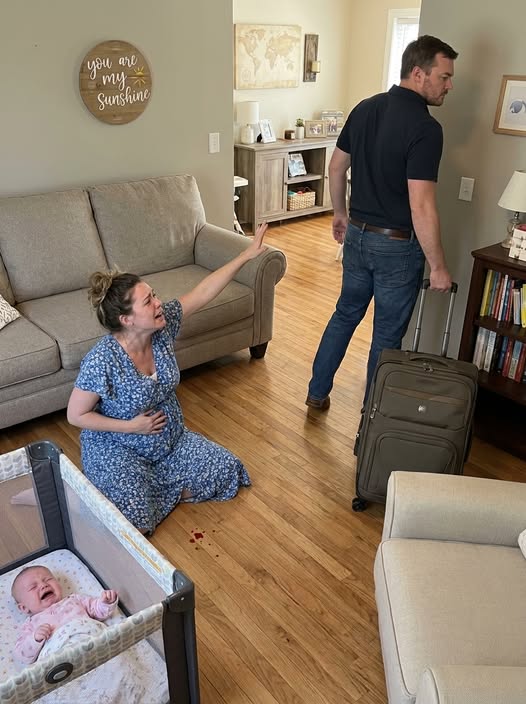 He Left Me Bleeding Beside Our Newborn for His Birthday Trip—Then the Hospital Found the Message He Deleted