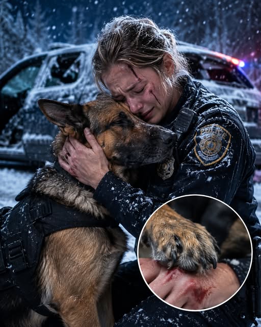 Koda’s Last Command: The Police Dog Who Refused To Leave His Dying Partner In The Frozen Ravine
