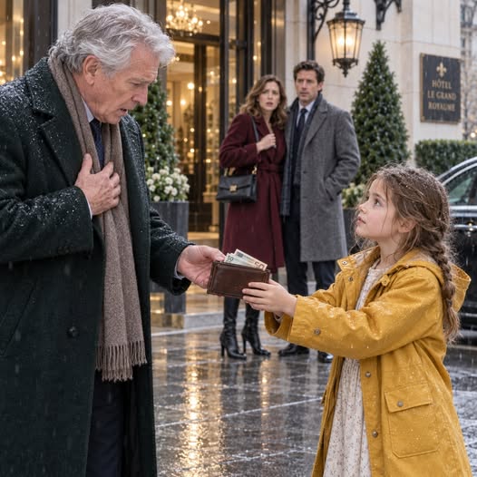 The Little Girl Who Waited Two Hours in the Rain to Return a Millionaire’s Wallet