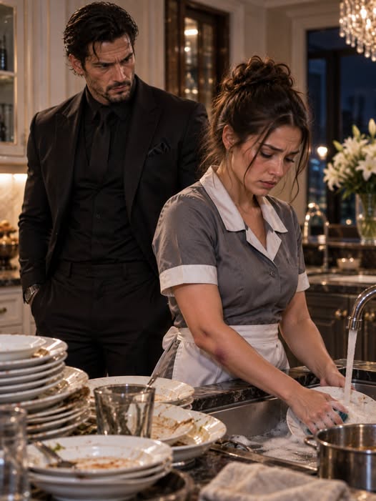 The Mafia Boss Found His Maid Washing Dishes at 3 A.M.—Then Learned Why She Had Stopped Going to School