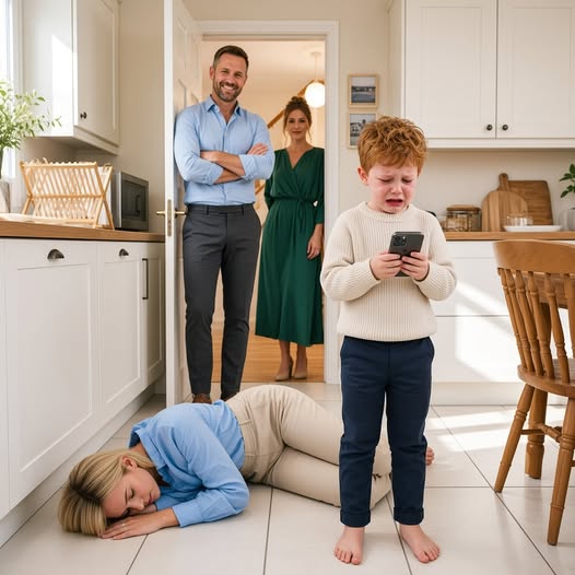 My Five-Year-Old Called Grandpa After My Husband Left Me on the Kitchen Floor—Then One Word Changed Everything
