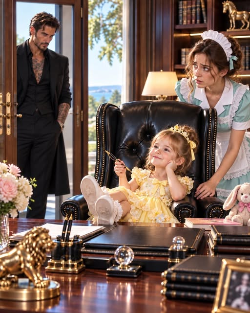 THE THREE-YEAR-OLD WHO STOLE THE MAFIA BOSS’S CHAIR