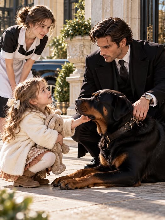 “Can I Adopt Your Dog?” The Maid’s Little Girl Asked the Mafia Boss—And One Word Changed His Life Forever