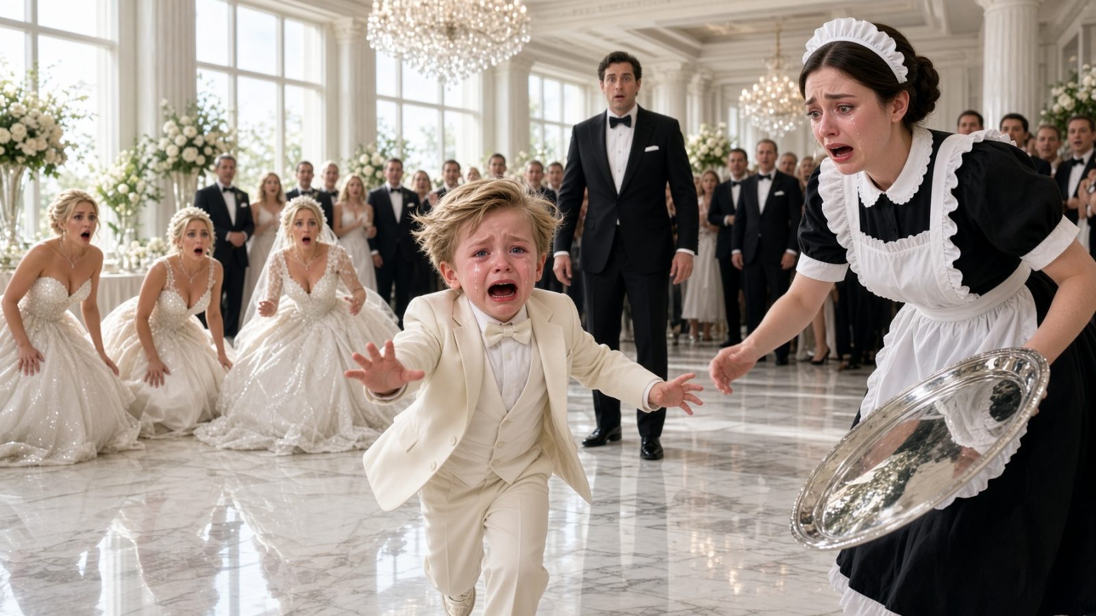 THE BILLIONAIRE’S SON CHOSE THE MAID IN FRONT OF EVERYONE