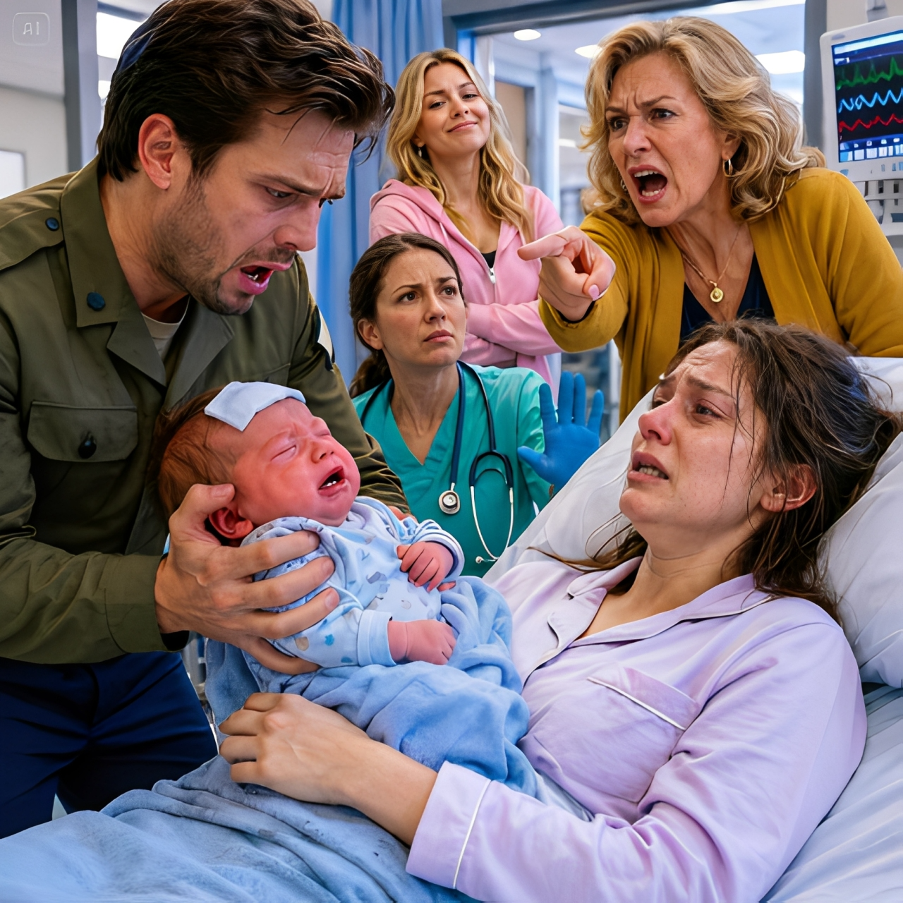 The first thing that pierced the silence when I stepped inside my house was my newborn son’s cry—a weak, breathless wail that sounded like he was running out of strength.