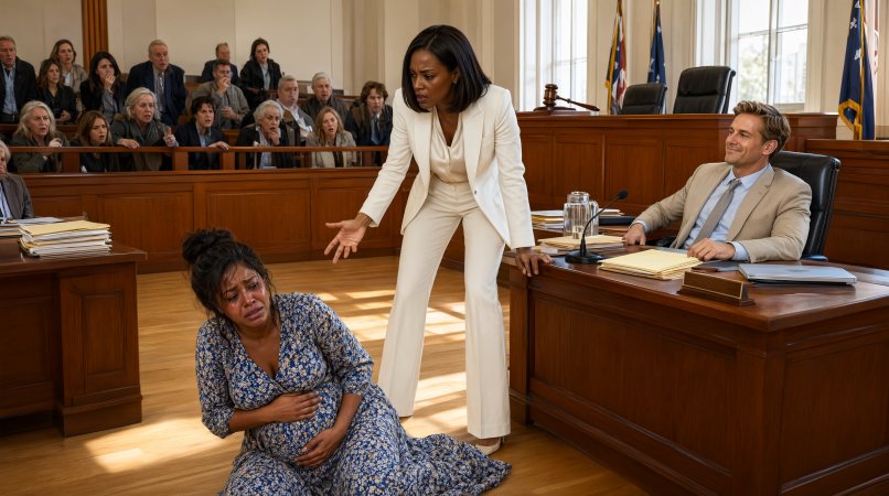 "You're De@d," My Husband Mouthed After I Defended Myself in Court, Certain His Money Would Protect Him.
