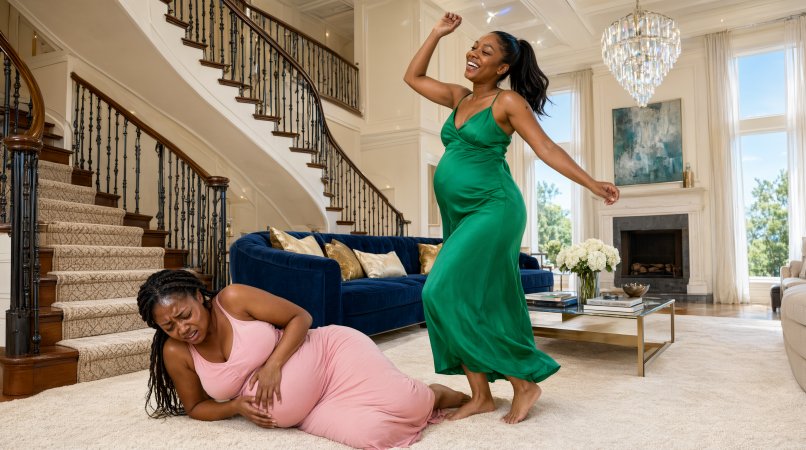 **SHE KICKED A BILLIONAIRE'S PREGNANT WIFE—THEN THE SECURITY FOOTAGE DESTROYED HER PERFECT LIE**