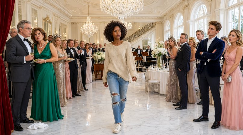 Charlotte Valle stepped through the revolving doors of the Valle Grand Hotel and stopped.