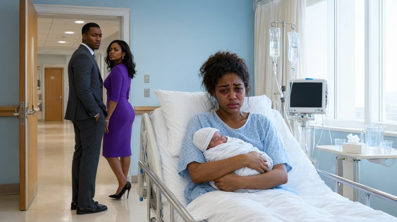 MY HUSBAND ABANDONED ME AND OUR NEWBORN AT THE HOSPITAL—THEN A TATTOOED STRANGER SIGNED THE "FATHER" LINE…