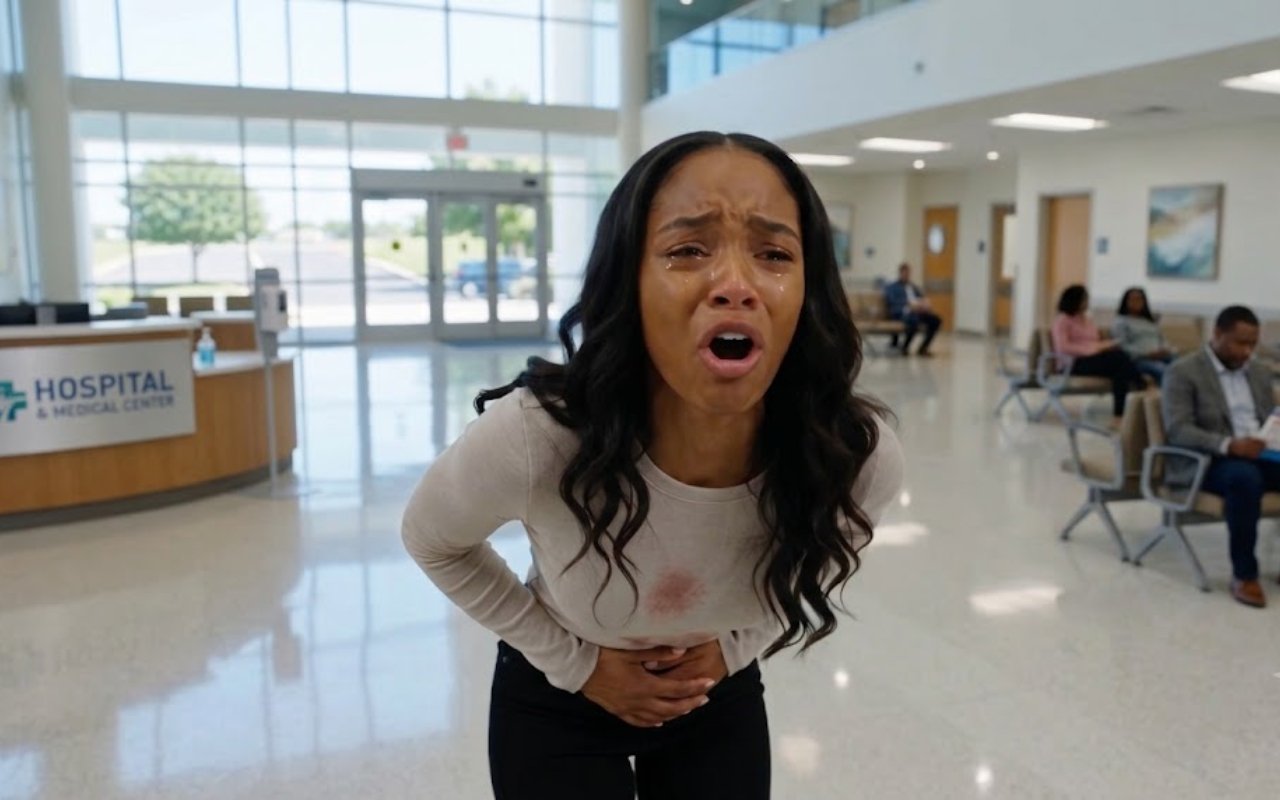 "Ma'am, please… my stomach truly hurts."