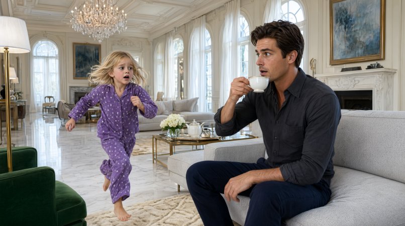 THE LITTLE GIRL SCREAMED, "DADDY, DON'T DRINK THE TEA!"—THEN ONE TERRIFIED WORD EXPOSED THE DAUGHTER I WAS TOLD HAD DIED